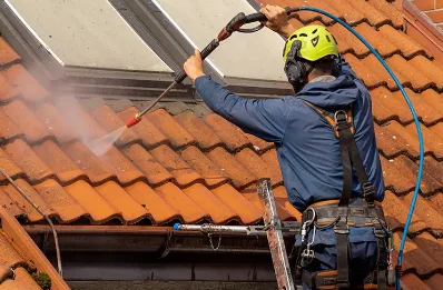 Démoussage et hydrofuge de toiture à Mondreville